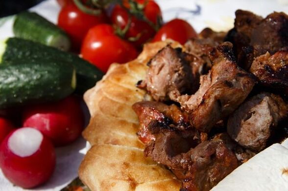 Barbecue pẹlu awọn ẹfọ